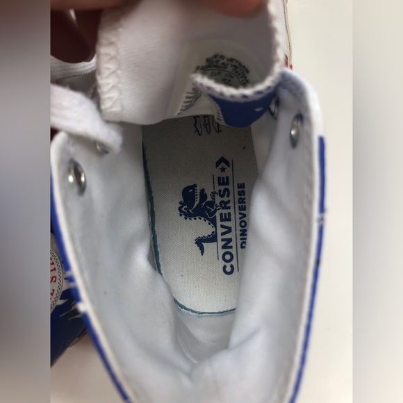 2/$30 - Toddler boys converse dinoverse hi top sneakers (T10) - Picture 8 of 9